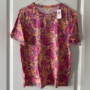 Old Navy Floral Paisley Tshirt Cotton Sz M NWT